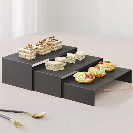 China Factory Wholesale Acrylic Food Display Risers