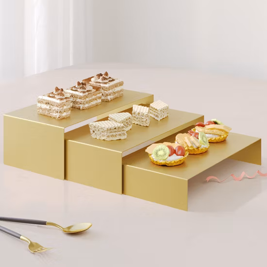 China Factory Wholesale Acrylic Food Display Risers